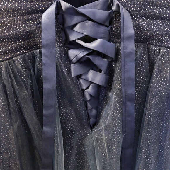 Formal Prom fancy Floor length Dress XL - Picture 2 of 13